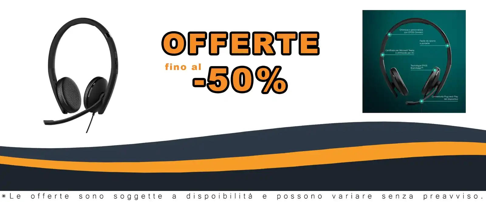 cuffie professionali EPOS C10 sound nitro