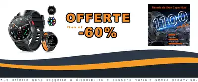 Smartwatch Militare Funzione Telefonica Torcia LED