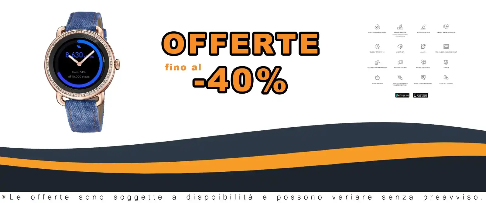 Orologio intelligente Festina f50002/1nero correzione