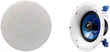 diffusori di soffitto NS IC600, coppia, bianchi